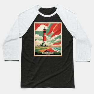 Prince Edward Island Canada Vintage Poster Tourism Baseball T-Shirt